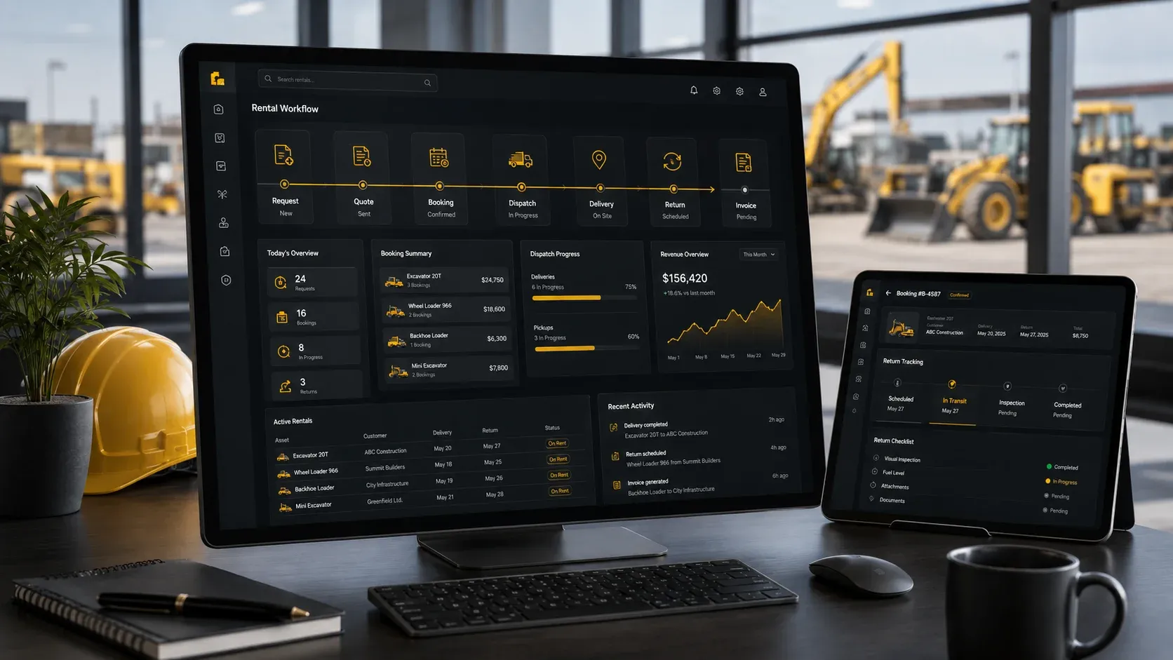 From Booking To Return: A Smarter Heavy Equipment Rental Workflow